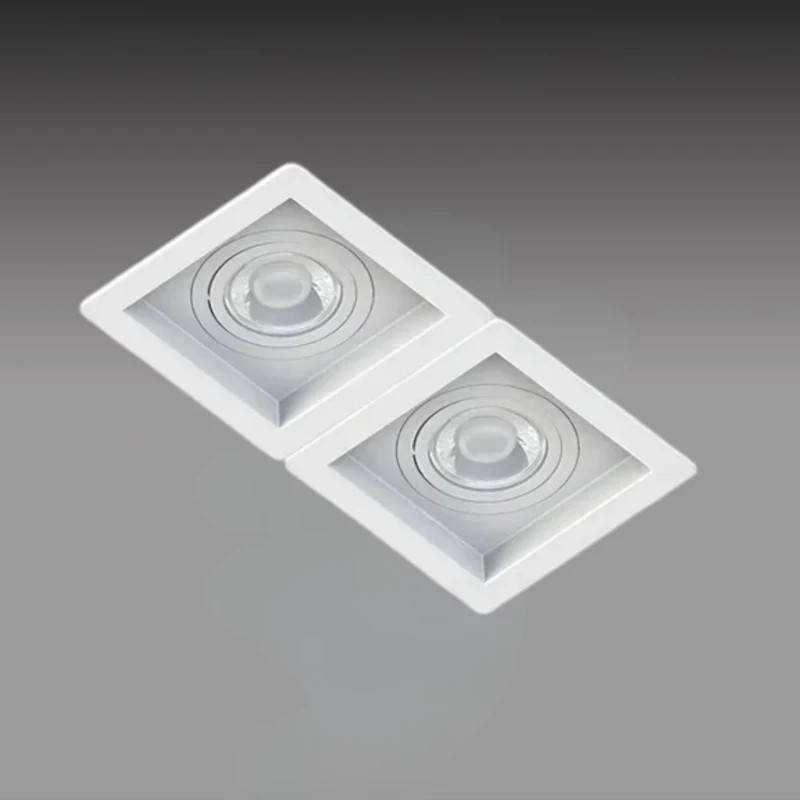 Luminária LED spot dupla de embutir EB170/2 — referência original do catálogo Aladin