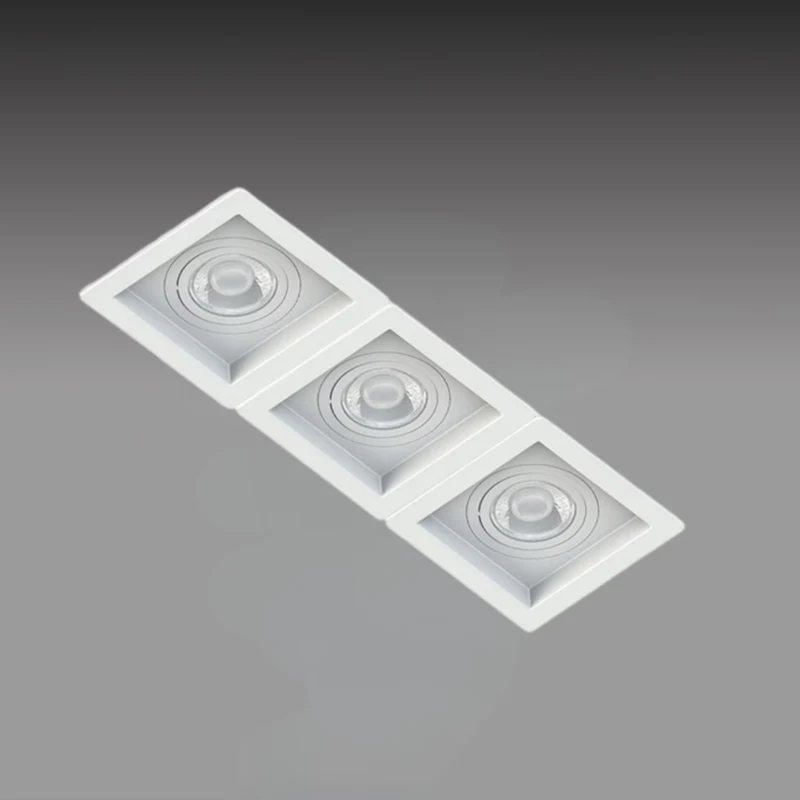 Luminária LED spot triplo de embutir EB170/3