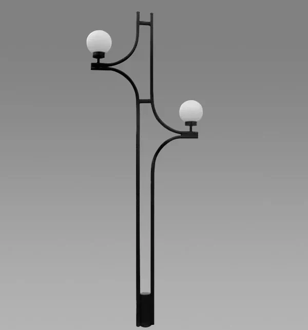 Poste de iluminação parques e jardins PT 318 — referência original do catálogo Aladin